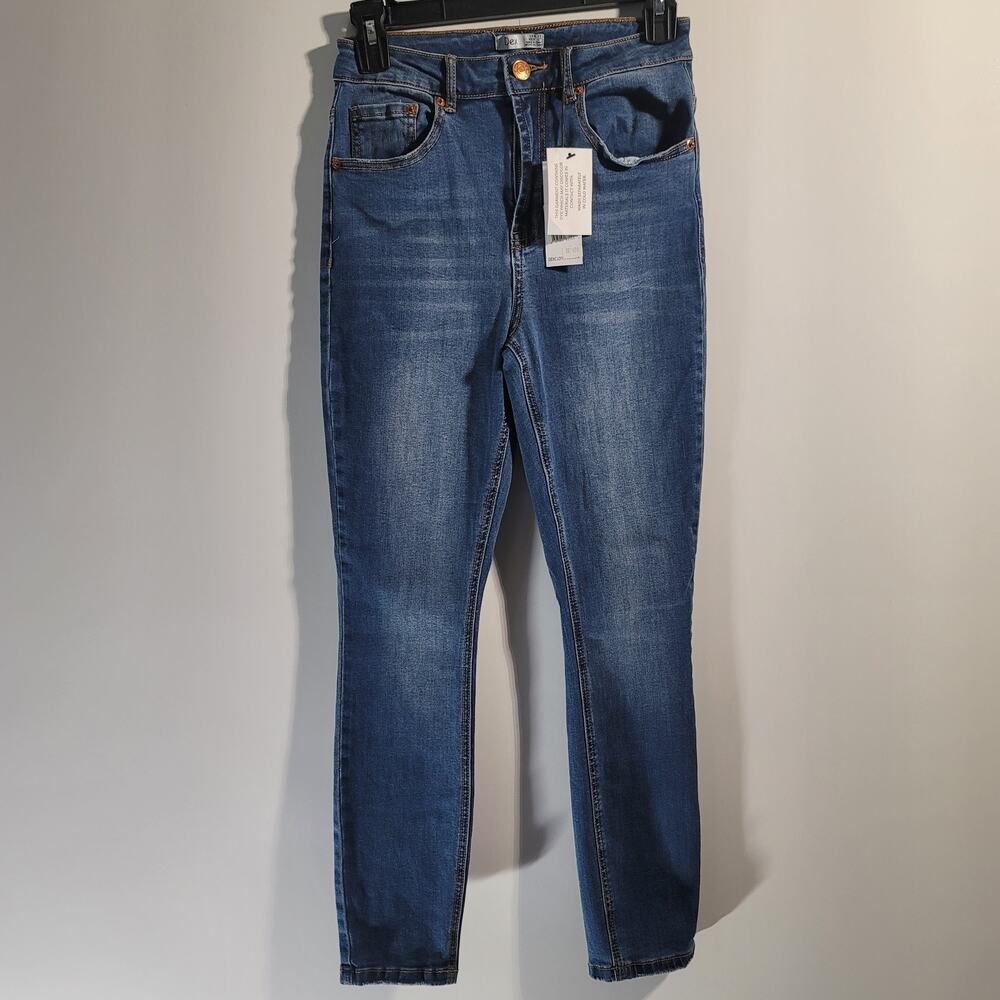 Dex Women's Blue Jeans Size 27 NWT Super Skinny Mid Rise Denim Pants